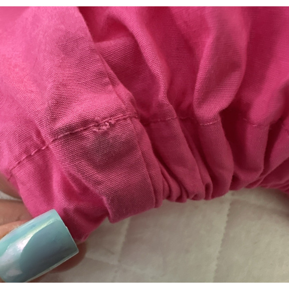 FADED ROSE ESSENTIALS Womens Pants Medium Hot Pink Parachute Casual Streetwear - Picture 6 of 16